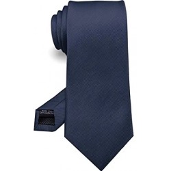 Cravate bleu nuit large
