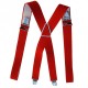 Bretelle homme large coloris rouge